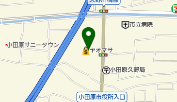 ヤオマサ久野店の地図画像