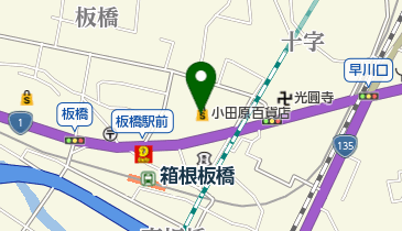小田原百貨店板橋店の地図画像