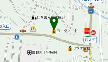 ヨークフーズ西大竹店の地図画像