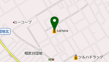 sanwa相模台店の地図画像