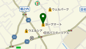 ヨークマート田名店の地図画像