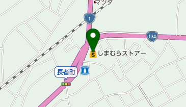 しまむらストアー大磯店の地図画像