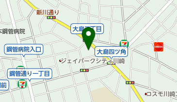 食品館あおば大島店の地図画像