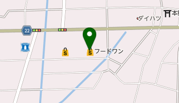 フードワン海老名店の地図画像