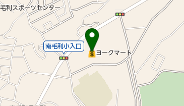 ヨークフーズ南毛利店の地図画像