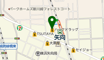 食品館あおば矢向駅前店の地図画像