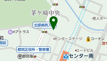 食品館あおばセンター南駅前店の地図画像