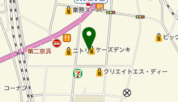 sanwa鶴見尻手店の地図画像
