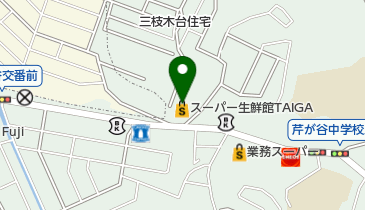スーパー生鮮館TAIGA芹が谷店の地図画像