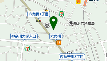 食品館あおば六角橋店の地図画像