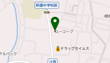 ユーコープ萩園店の地図画像