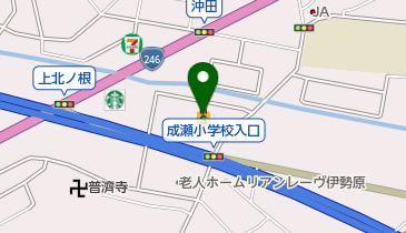 ヨークマート伊勢原成瀬店の地図画像