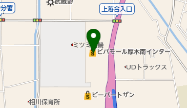 ロピア厚木南ビバモール店の地図画像