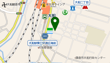 新鮮大売ユータカラヤ大船東口店の地図画像