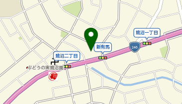 食品館あおば鷺沼店の地図画像