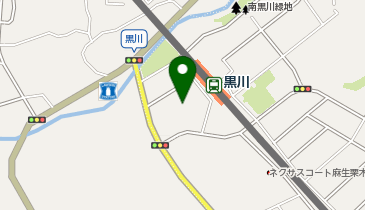 ロピア黒川店の地図画像
