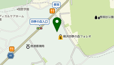 わくわく広場横浜四季の森フォレオ店の地図画像