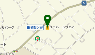 ユニハードウェア相模原田名店の地図画像