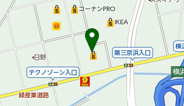 ホームセンターコーナン港北インター店の地図画像