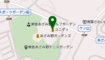 ユニディあざみ野ガーデンズの地図画像