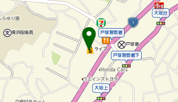 ホームセンターコーナン戸塚汲沢店の地図画像