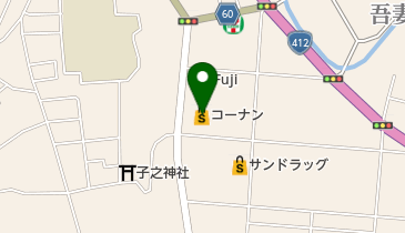 ホームセンターコーナン厚木戸室店の地図画像