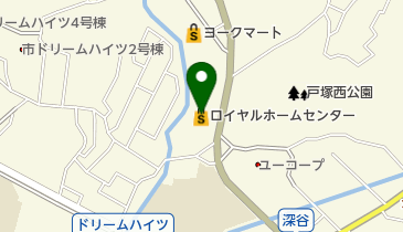 ロイヤルホームセンター戸塚深谷の地図画像