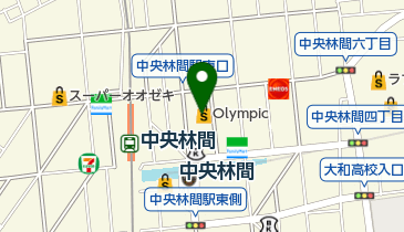 Olympic中央林間店の地図画像