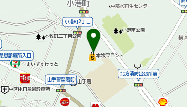 ホームセンターコーナン本牧フロント店の地図画像