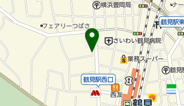 くすりセイジョー鶴見店の地図画像