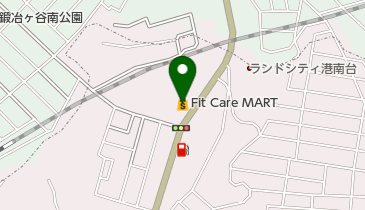 Fit Care MART鍛冶ヶ谷店の地図画像