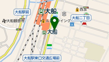 オーエスドラッグ大船店の地図画像