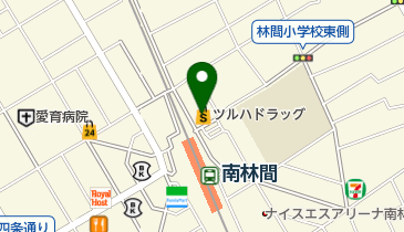 ツルハドラッグ南林間駅前店の地図画像