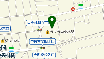 ショッピングモールラプラ中央林間の地図画像
