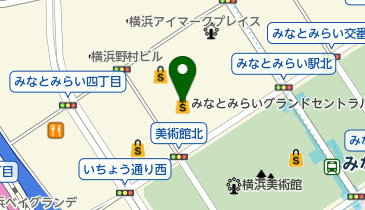 みなとみらいグランドセントラルテラスの地図画像