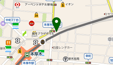 小田急マルシェ本厚木の地図画像
