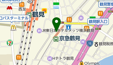 ウィングキッチン京急鶴見の地図画像