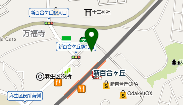 小田急アコルデ新百合ヶ丘北館の地図画像