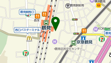 無印良品500シァル鶴見店の地図画像