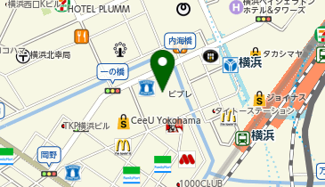 ジーユー横浜ビブレ店の地図画像