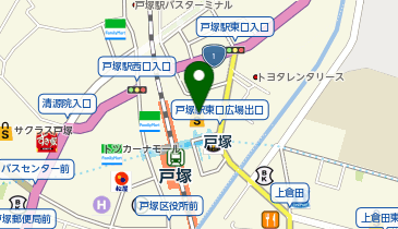 ジーユー戸塚モディ店の地図画像