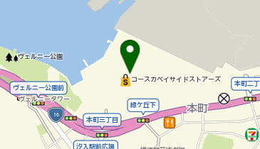 ジーユー横須賀Coaska Bayside Stores店の地図画像