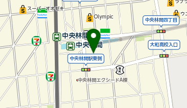 ハニーズ中央林間東急スクエア店の地図画像