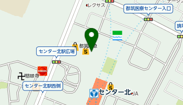 ムラサキスポーツモザイクモール港北店の地図画像