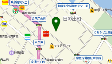 上州屋横須賀中央店の地図画像