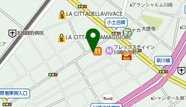 上州屋川崎東口店の地図画像