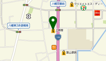 上州屋平塚八幡店の地図画像