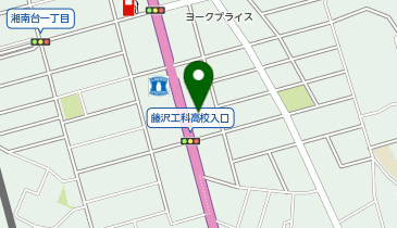 本間ゴルフ藤沢店の地図画像