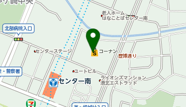 メガスポーツアウトドアステージセンター南店の地図画像