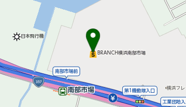 上州屋横浜南部市場店の地図画像